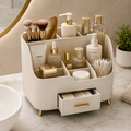 Elegant Cream Vanity Organizer