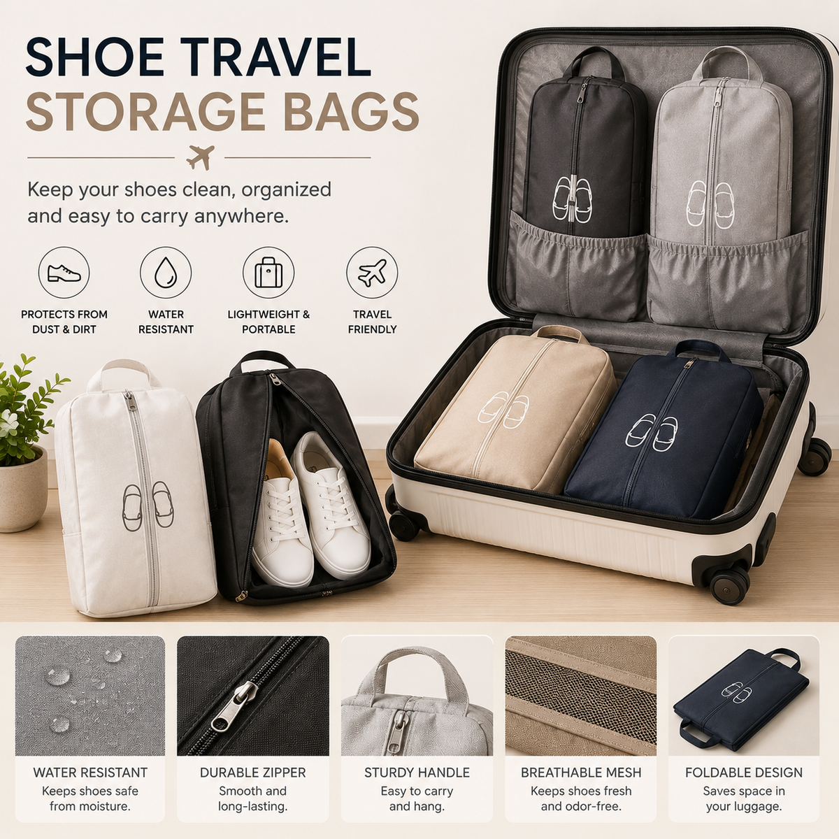 Shoe Travel Storage Bags